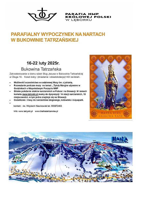 Parafialny wypoczynek na nartach