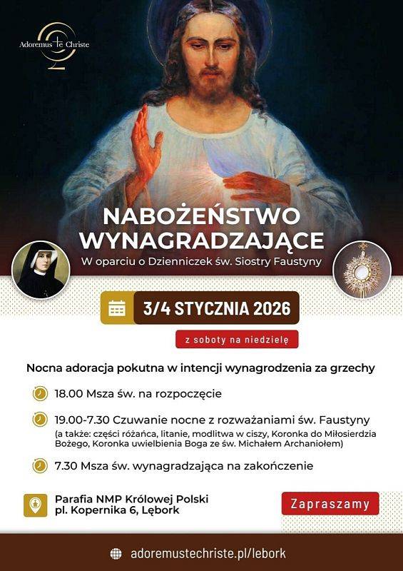 Nocna adoracja pokutna 3/4 stycznia
