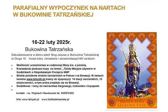Parafialny wypoczynek na nartach