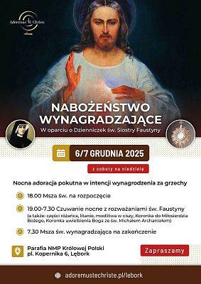 Plakat Nabożeństwo wynagradzające