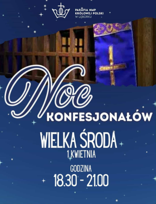 Noc Konfesjonałów Wielka Środa